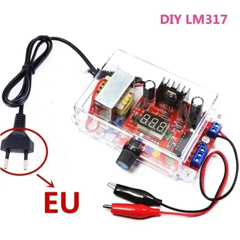 Комплект «сделай сам» LM317, понижающий модуль питания с регулируемым напряжением от 110 В до 220 В-1,25 в, печатная плата, электронные комплекты
