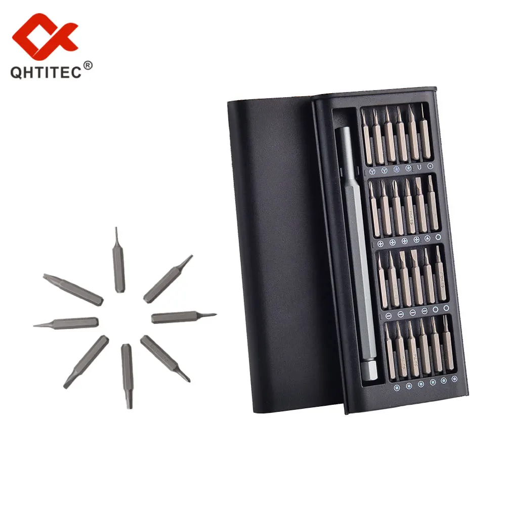 New QHTITEC 24 IN 1 Screwdriver Set Kit Precision Magnetic Bits DIY Dismountable Screw Driver Mini Tools Home PC Phone Repair
New QHTITEC 24 IN 1 Screwdriver Set Kit Precision Magnetic Bits DIY Dismountable Screw Driver Mini Tools Home PC Phone Repair