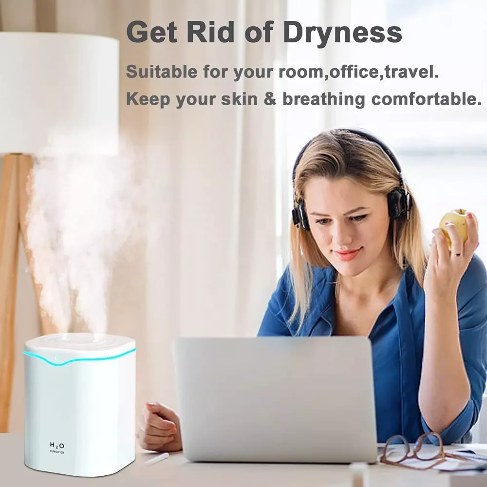 2L Air Humidifier Essential Oil Aroma Diffuser Humidifiers for Bedroom Ultrasonic Humidifiers Aromatherapy Diffuser For Home
2L Air Humidifier Essential Oil Aroma Diffuser Humidifiers for Bedroom Ultrasonic Humidifiers Aromatherapy Diffuser For Home