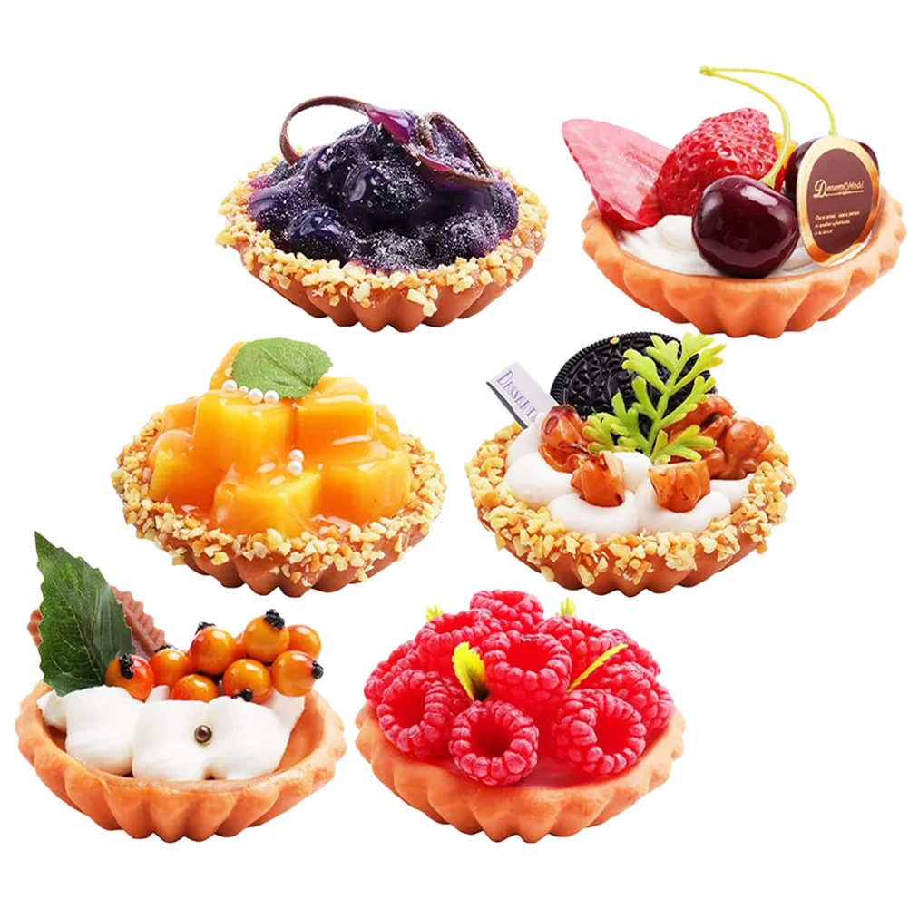 6 Pcs Fruit Toys Food Desktop Cake Models Dessert Fake Home Ornament Delicate Cakes
6 Pcs Fruit Toys Food Desktop Cake Models Dessert Fake Home Ornament Delicate Cakes