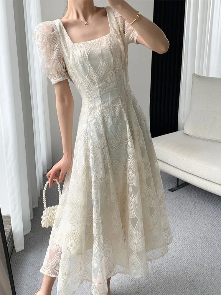 Women Summer Fashion Elegant Casual Midi Prom Dress Office Vintage A-Line Business Party One Pieces Robe Femme Clothes New
Women Summer Fashion Elegant Casual Midi Prom Dress Office Vintage A-Line Business Party One Pieces Robe Femme Clothes New