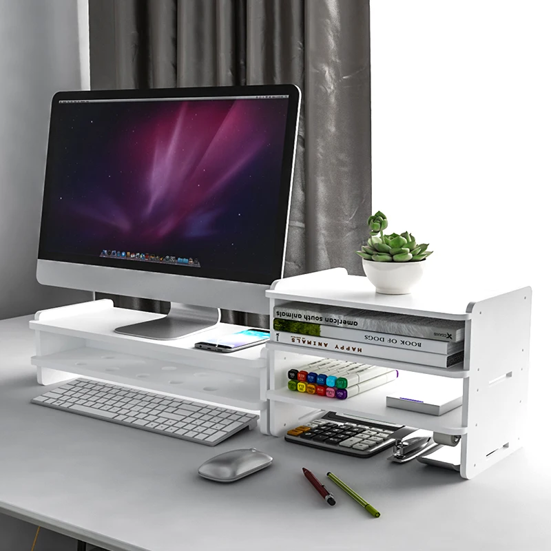 Elevated Dormitory Lcd Bracket Rack Sundries Girl Desktop Rack Storage Table Box Rack Office Simple Cosmetic Computer Ins Desk
Elevated Dormitory Lcd Bracket Rack Sundries Girl Desktop Rack Storage Table Box Rack Office Simple Cosmetic Computer Ins Desk