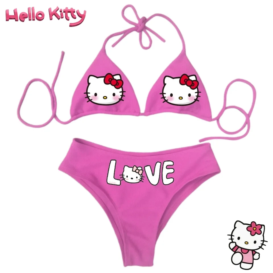 Женский сексуальный купальник-бикини Hello Kitty в стиле аниме
Женский сексуальный купальник-бикини Hello Kitty в стиле аниме