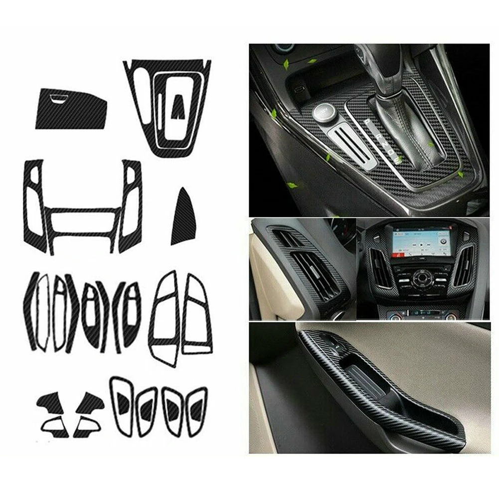 29pcs Car Stickers Interior Mouldings For Ford Focus 2015-2018 Carbon Fiber ABS Car Air Vent Outlet Cover Trims
29pcs Car Stickers Interior Mouldings For Ford Focus 2015-2018 Carbon Fiber ABS Car Air Vent Outlet Cover Trims