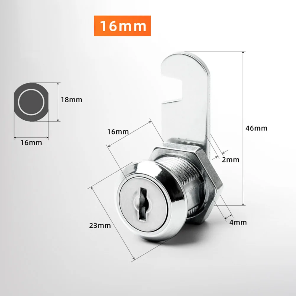 Premium Zinc Alloy Cam Lock Set 6pcs 16mm Upgraded Material for RV Camper Door Toolbox Anti Oxidation and Anti Rust
Premium Zinc Alloy Cam Lock Set 6pcs 16mm Upgraded Material for RV Camper Door Toolbox Anti Oxidation and Anti Rust