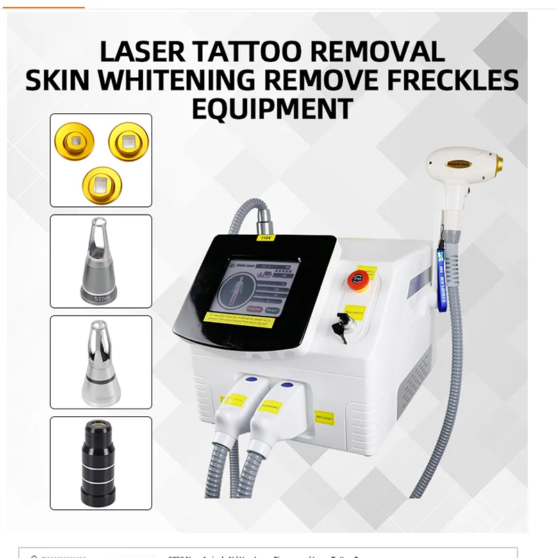 

Многофункциональный диодный лазер 2 в 1 755 нм, 808 нм, 1064 нм, аппарат для удаления волос, удаление татуировок, Pico 755 нм, лазер Picosecond
