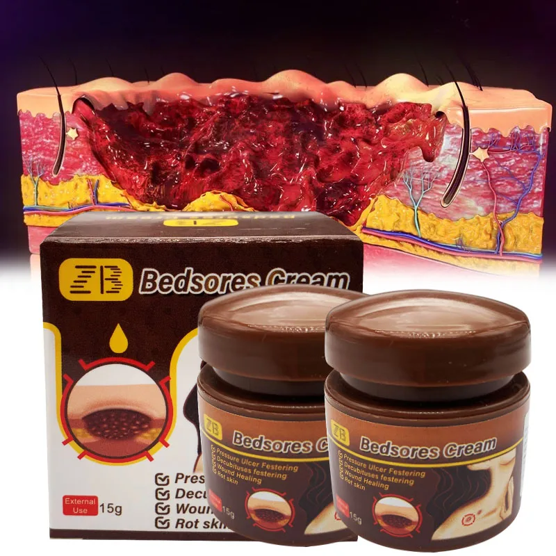1pcs Herbal Removal Rot Myogenic Cream Bedsores Paste Pressure Sores/Decubituses/Pressure Ulcer Festering Wound Healing
1pcs Herbal Removal Rot Myogenic Cream Bedsores Paste Pressure Sores/Decubituses/Pressure Ulcer Festering Wound Healing