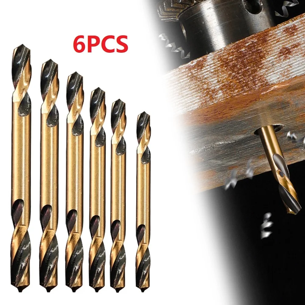 6pcs Auger Drill Bits For Stainless Steel Iron Plastic Wood HSS Double-Headed 3/3.5/4/4.5/5/6mm Hand/bench Tools Drill Parts
6pcs Auger Drill Bits For Stainless Steel Iron Plastic Wood HSS Double-Headed 3/3.5/4/4.5/5/6mm Hand/bench Tools Drill Parts