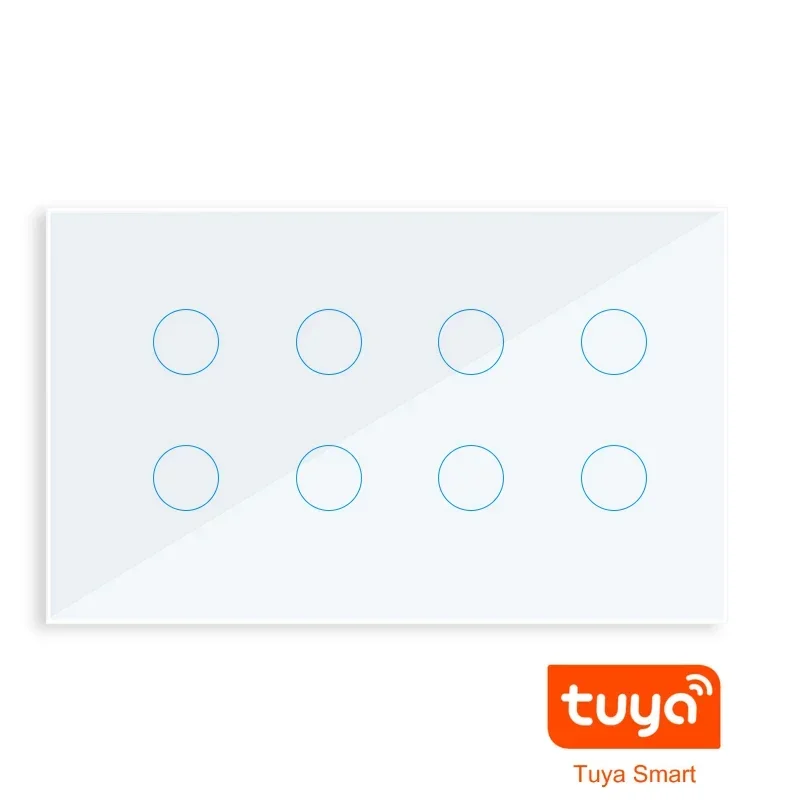 Shawader WiFi умный сенсорный выключатель 8/10 Gang стеклянный
Shawader WiFi умный сенсорный выключатель 8/10 Gang стеклянный