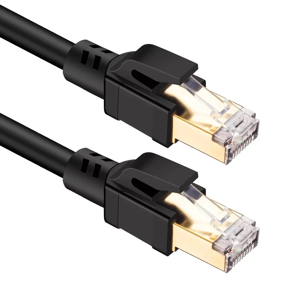 Cat8 Ethernet Cable RJ45 Network Cable SFTP 40Gbps LAN Cables Cat 8 Internet Patch Cord 1m/3m/5m For Router Modem Laptop PC
Cat8 Ethernet Cable RJ45 Network Cable SFTP 40Gbps LAN Cables Cat 8 Internet Patch Cord 1m/3m/5m For Router Modem Laptop PC