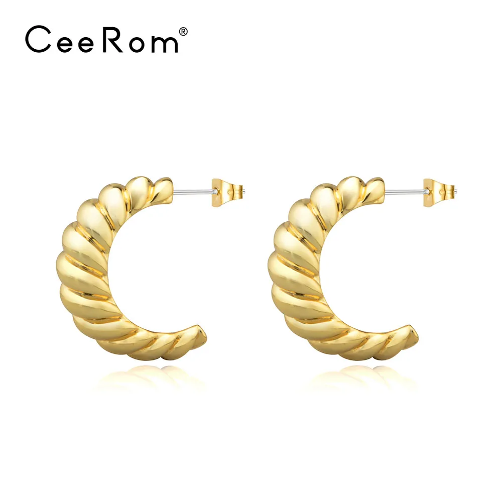 Женские серьги-кольца CeeRom, золотистые простые круглые серьги-кольца, Модная бижутерия, подарки
Женские серьги-кольца CeeRom, золотистые простые круглые серьги-кольца, Модная бижутерия, подарки