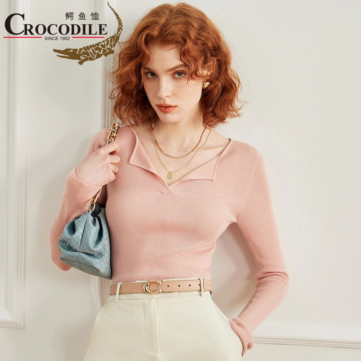 Crocodile 2022 Autumn Winter Newest Small V-neck Pullovers Basic Cheap Sweaters Long Sleeve Knit Ladies Jumper Pink Color Tops
Crocodile 2022 Autumn Winter Newest Small V-neck Pullovers Basic Cheap Sweaters Long Sleeve Knit Ladies Jumper Pink Color Tops