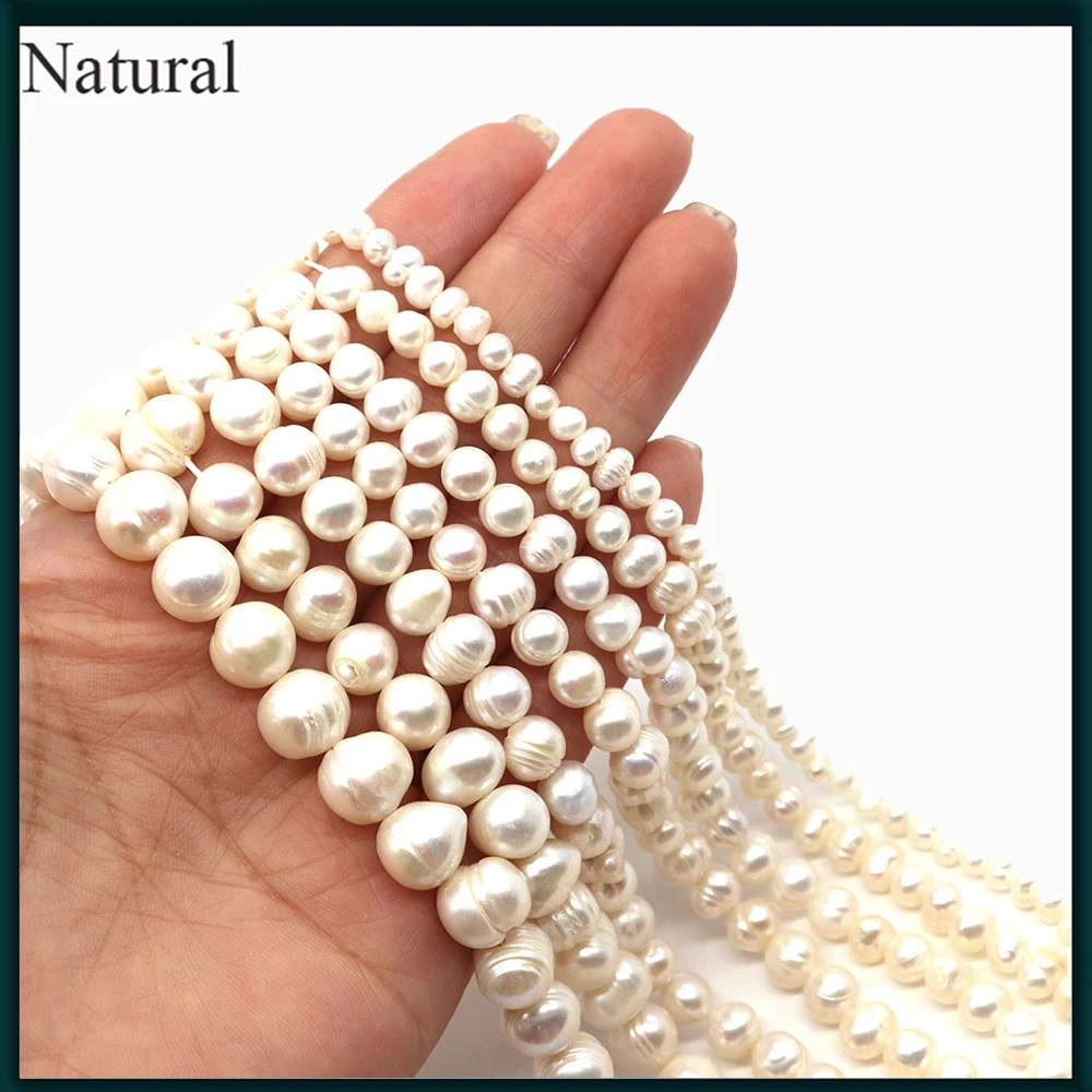 100% Thread Natural Freshwater Pearl Near Round Elegant Women DIY Fashion Creative Jewelry Necklace Bracelet Jewelry 7-13mm
100% Thread Natural Freshwater Pearl Near Round Elegant Women DIY Fashion Creative Jewelry Necklace Bracelet Jewelry 7-13mm