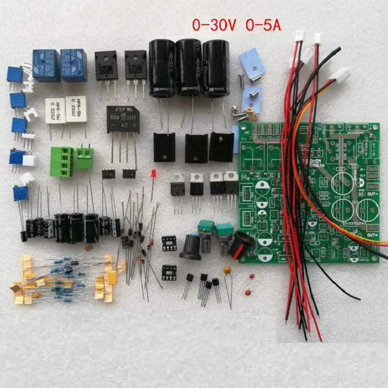 Adjustable power supply 0-30V 0-5A learning experiment power board constant voltage and current power board Kit
Adjustable power supply 0-30V 0-5A learning experiment power board constant voltage and current power board Kit