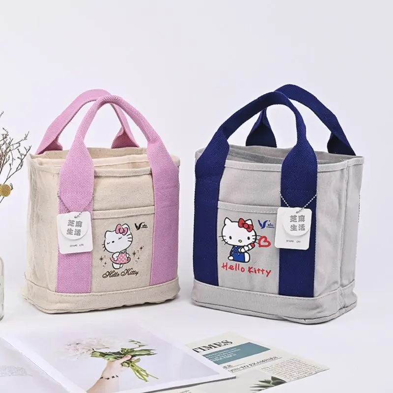 Sanrio Hello Kittys Cartoon Bento Bag Canvas Portable Cosmetic Bag High Capacity Cute Travel Beach Wash Pouch Makeup Case Bags
Sanrio Hello Kittys Cartoon Bento Bag Canvas Portable Cosmetic Bag High Capacity Cute Travel Beach Wash Pouch Makeup Case Bags