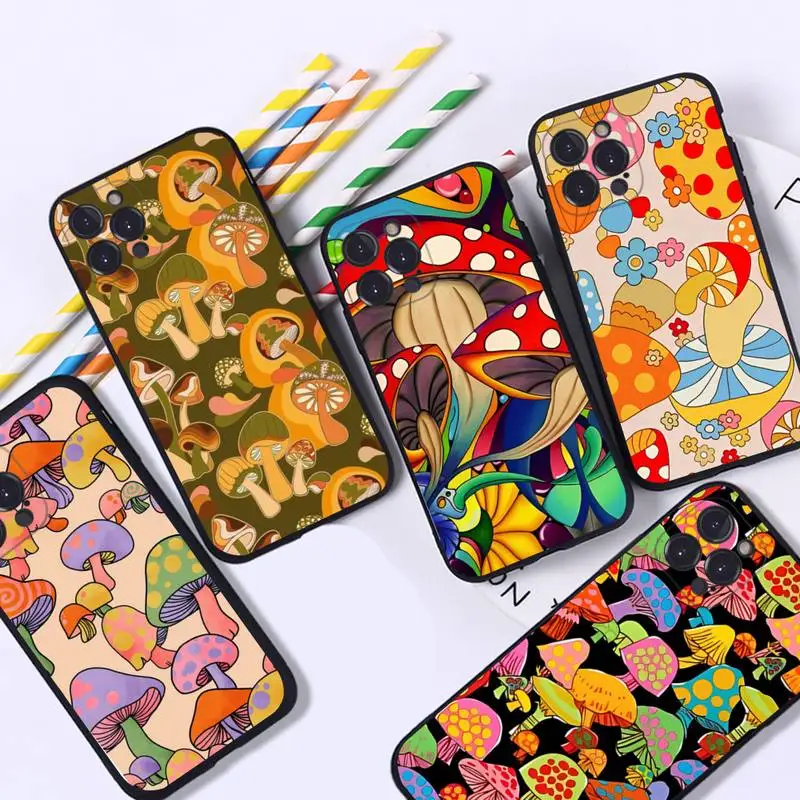 Hippie Mushroom Phone Case For iPhone 8 7 6 6S Plus X SE 2020 XR XS 14 11 12 13 Mini Pro Max Mobile Case
Hippie Mushroom Phone Case For iPhone 8 7 6 6S Plus X SE 2020 XR XS 14 11 12 13 Mini Pro Max Mobile Case
