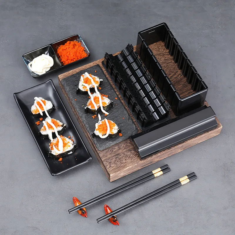 Quick Mold Diy 7pcs/set Sushi Maker Equipment Kit Multifunctional Sushi Tools Kitchen Tools Gadgets Accessories Rice Roll Mold
Quick Mold Diy 7pcs/set Sushi Maker Equipment Kit Multifunctional Sushi Tools Kitchen Tools Gadgets Accessories Rice Roll Mold