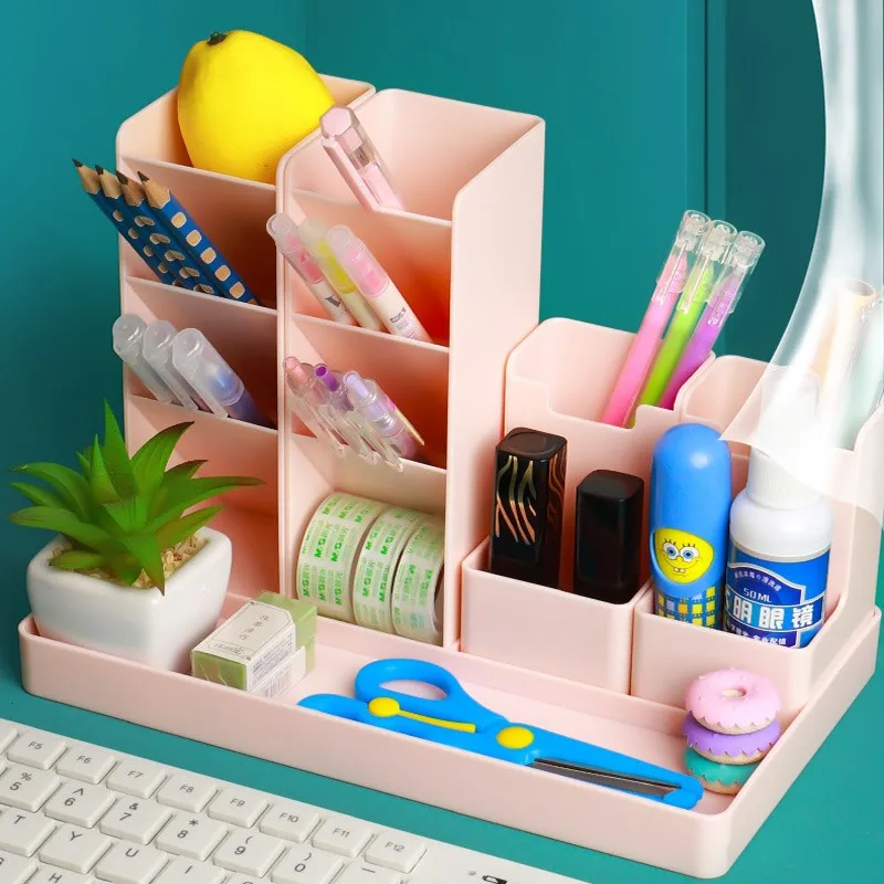 Large Capacity Pen Holder Cute Desk Accessories Pencil Storage Box Desktop Organizer Stand Case School Office Stationery
Large Capacity Pen Holder Cute Desk Accessories Pencil Storage Box Desktop Organizer Stand Case School Office Stationery