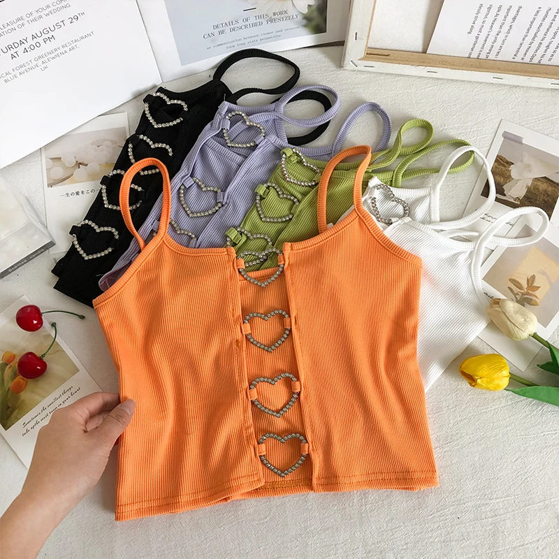 Hollow Love Camisole Woman Korean Fashion Backless Omighty Camis Women Spaghetti Strap Sexy Streetwear Tank Female Dropshipping
Hollow Love Camisole Woman Korean Fashion Backless Omighty Camis Women Spaghetti Strap Sexy Streetwear Tank Female Dropshipping