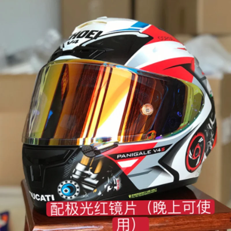 SHOEI X14 Helmet X-Fourteen R1 60th Anniversary Edition White Red Helmet Full Face Racing Motorcycle Helmet Casco De Motocicle
SHOEI X14 Helmet X-Fourteen R1 60th Anniversary Edition White Red Helmet Full Face Racing Motorcycle Helmet Casco De Motocicle