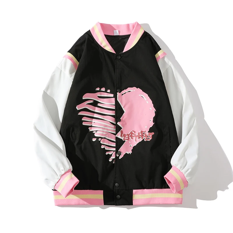 2022 Baseball Jackets Mens Print Hip Hop Patchwork Jackets Men Spring Oversized Streetwear Loose Coats Couple Clothes
2022 Baseball Jackets Mens Print Hip Hop Patchwork Jackets Men Spring Oversized Streetwear Loose Coats Couple Clothes