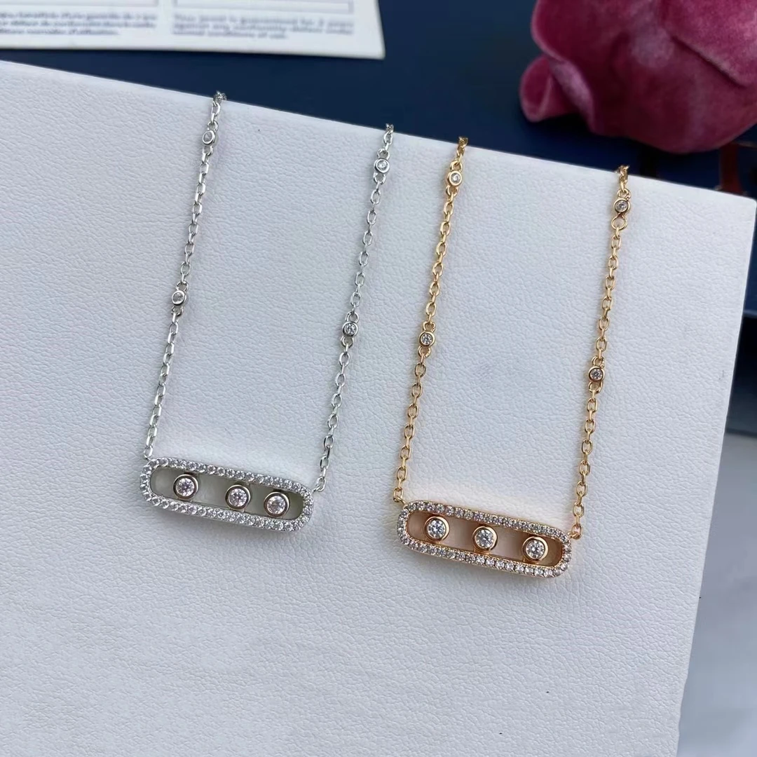 Женское ожерелье из серебра 925 пробы с тремя бриллиантами
Женское ожерелье из серебра 925 пробы с тремя бриллиантами