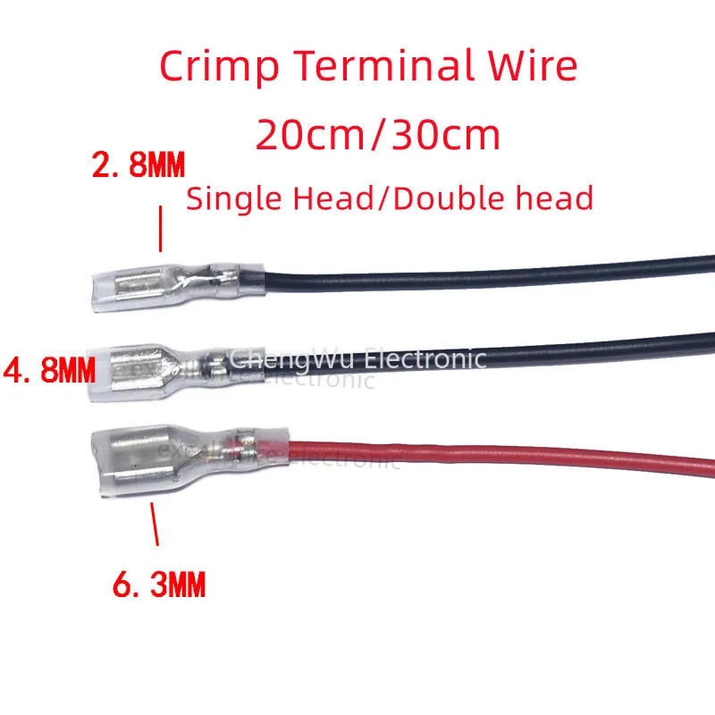 Обжимные клеммы Crimp Terminal wire 2,8/4,8/6,3 мм 5 шт.
Обжимные клеммы Crimp Terminal wire 2,8/4,8/6,3 мм 5 шт.