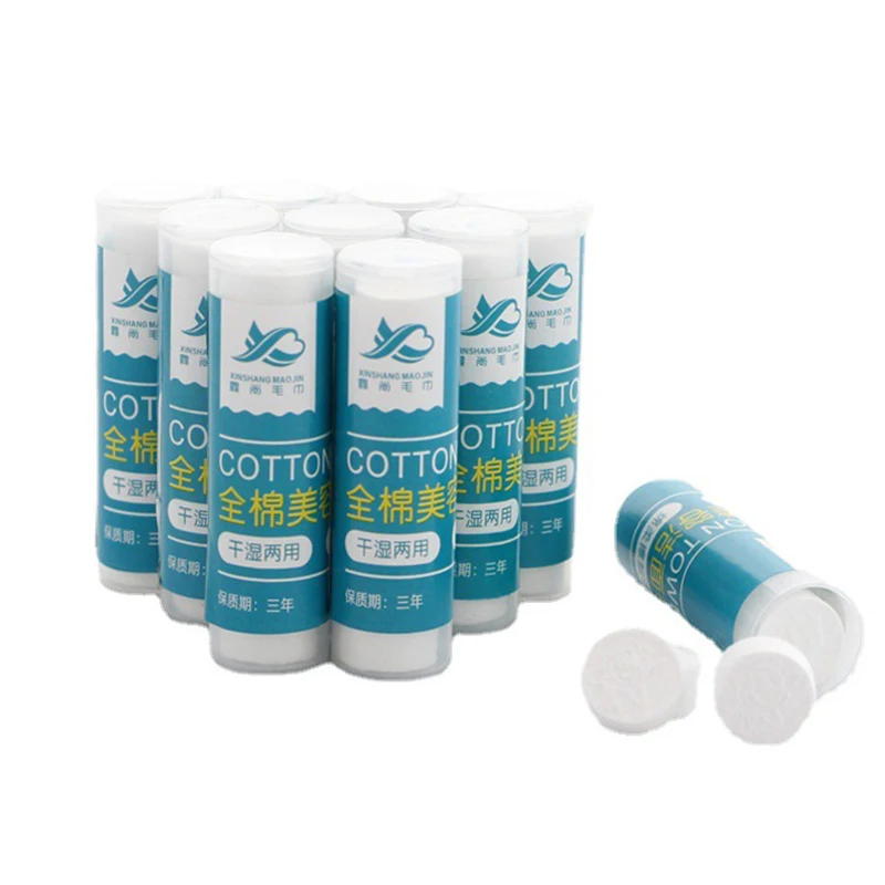 Wholesale Disposable Barreled Compressed Face Towel Pure Cotton Travel Portable Candy Compressed Towel
Wholesale Disposable Barreled Compressed Face Towel Pure Cotton Travel Portable Candy Compressed Towel