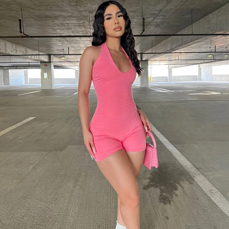 ZYDZYQ Bodycon Jumpsuit Women Summer Backless Sleeveless Halter Sexy One Piece Romper Lounge Club Outfit Streetwear Wholesale
ZYDZYQ Bodycon Jumpsuit Women Summer Backless Sleeveless Halter Sexy One Piece Romper Lounge Club Outfit Streetwear Wholesale