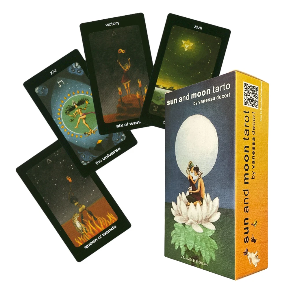 Moonology Tarot Oracle Deck Box of Cards Oraculos Predictions Fate Table Games E-guidebook GAME FOR TWO English Cards 
Moonology Tarot Oracle Deck Box of Cards Oraculos Predictions Fate Table Games E-guidebook GAME FOR TWO English Cards