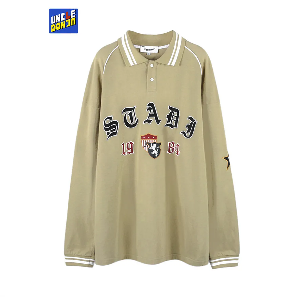 Streetwear Fashion Embroidery Letter Long Sleeved T Shirt Men Harajuku Style Loose T Shirt Top Spring Casual Tees Dropship
Streetwear Fashion Embroidery Letter Long Sleeved T Shirt Men Harajuku Style Loose T Shirt Top Spring Casual Tees Dropship