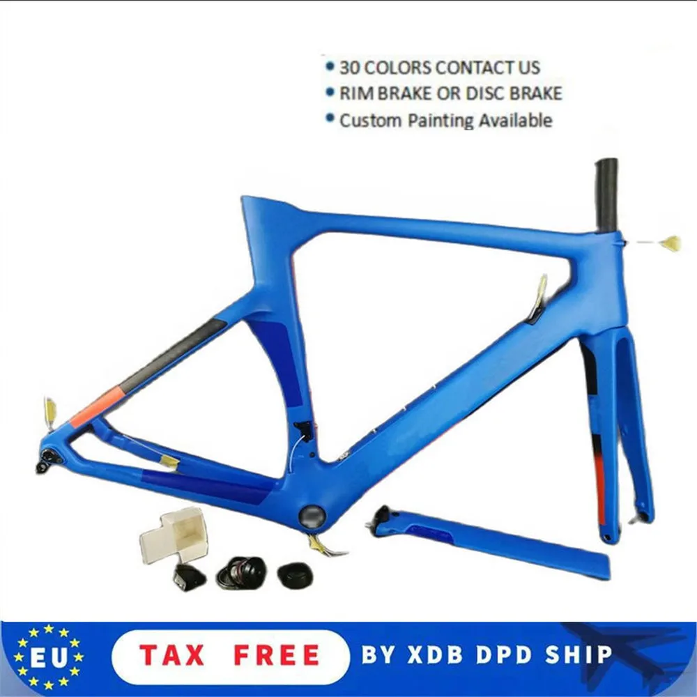 T1000 Wholesale Carbon Concept Frame Blue Disc Brake Road Bike C64 V3rs Bicycle Frameset 16 colors
T1000 Wholesale Carbon Concept Frame Blue Disc Brake Road Bike C64 V3rs Bicycle Frameset 16 colors