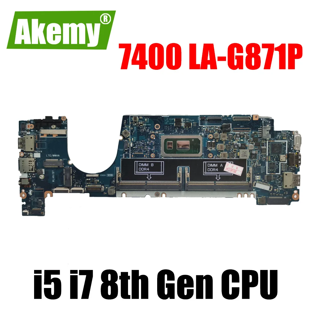 Материнская плата для ноутбука Dell Latitude 7400 с процессором i5 i7 8-го поколения EDC40
Материнская плата для ноутбука Dell Latitude 7400 с процессором i5 i7 8-го поколения EDC40