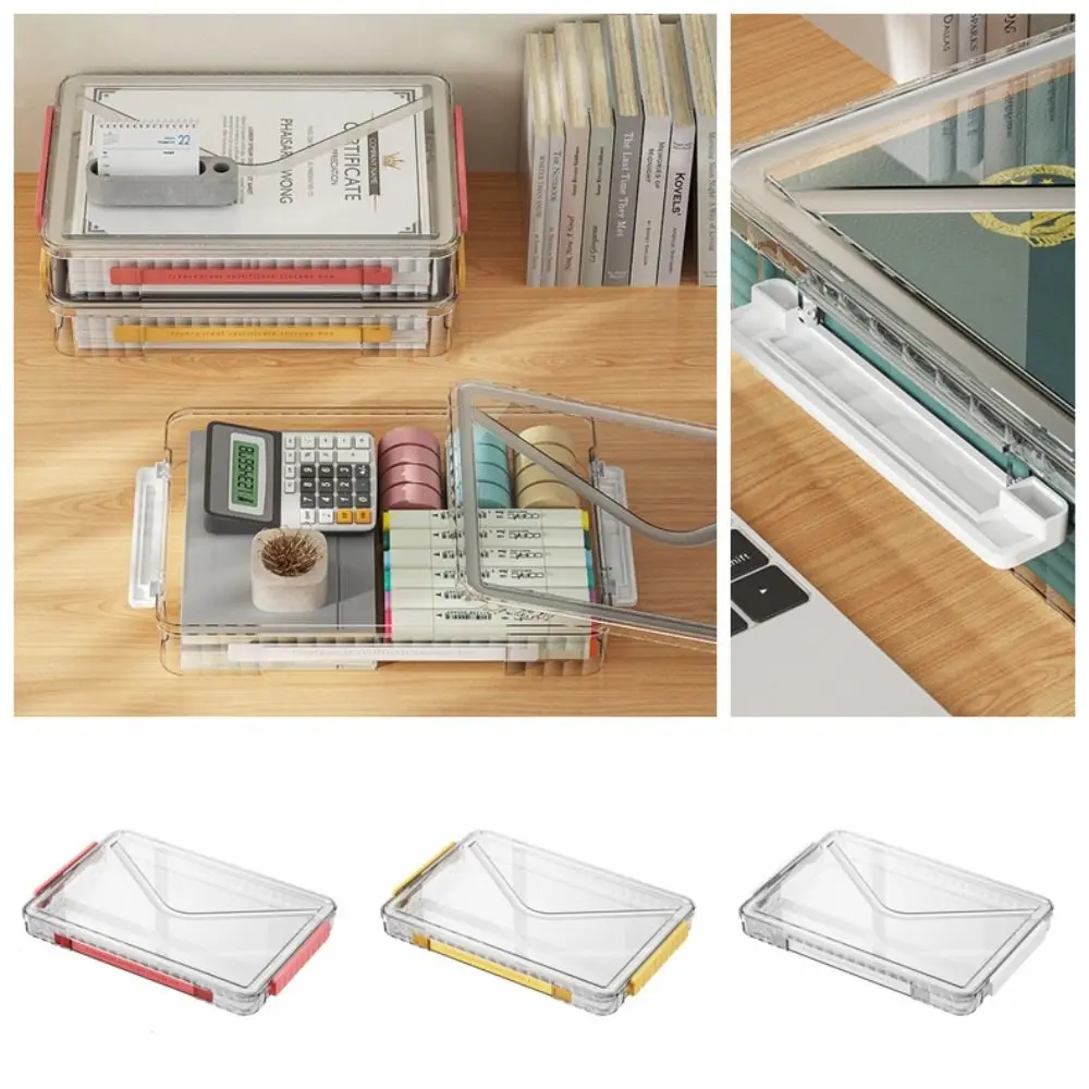 Classification Folder Certificates Storage Case Desk Organizer Transparent Document Storage Box PET Dustproof File Organizer Box
Classification Folder Certificates Storage Case Desk Organizer Transparent Document Storage Box PET Dustproof File Organizer Box