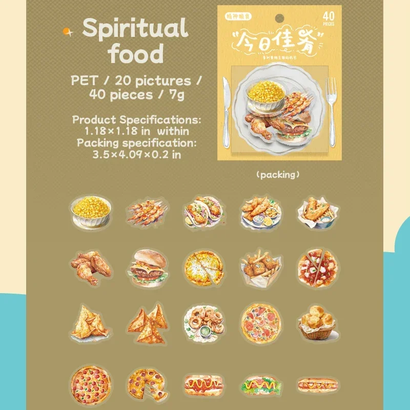 Набор стикеров JIANWU Dish of The Day Series
Набор стикеров JIANWU Dish of The Day Series