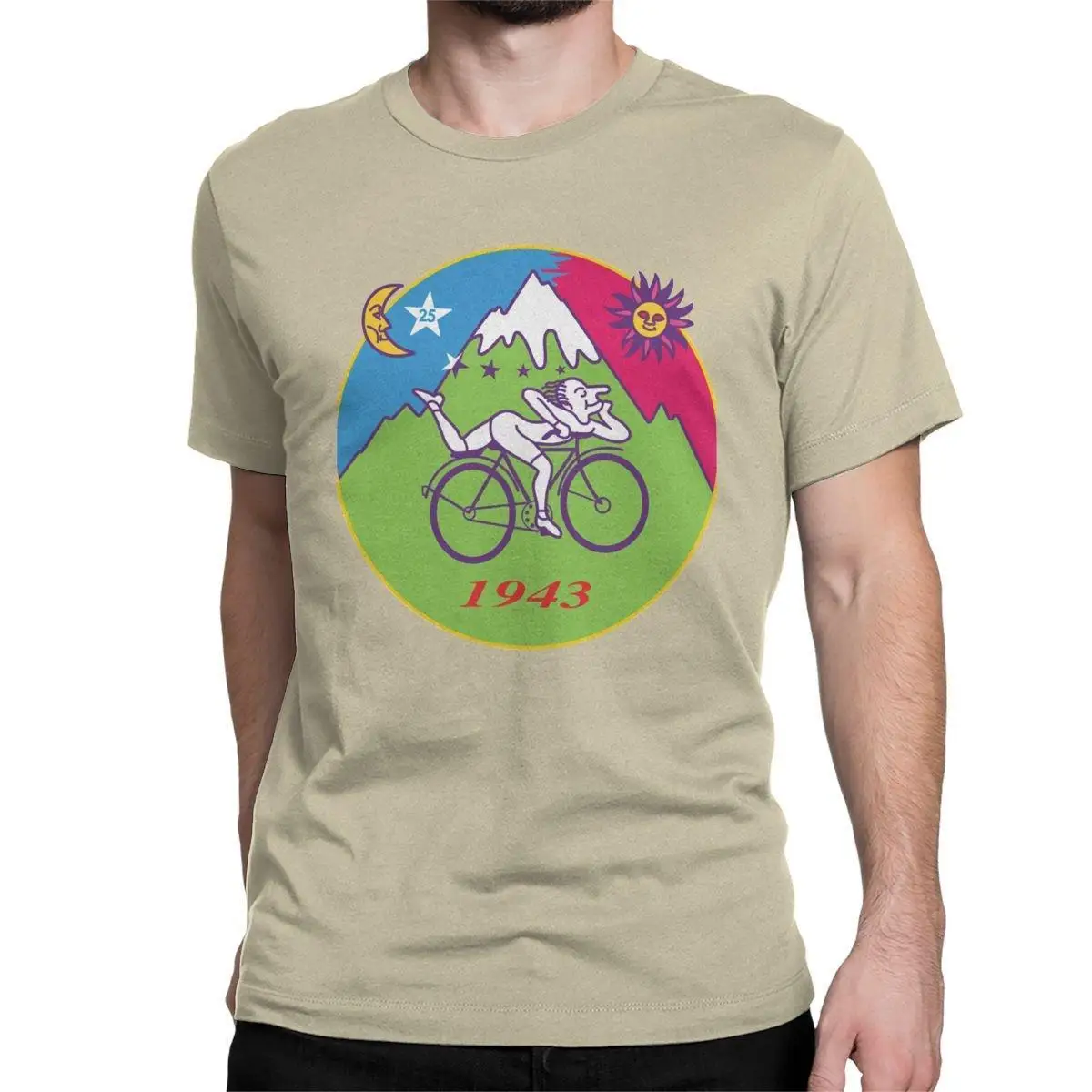 Albert Hofmann Bicycle Day LSD 1943 Men T Shirt Bike Novelty Tee Shirt Short Sleeve Crew Neck T-Shirt Cotton Summer Tops
Albert Hofmann Bicycle Day LSD 1943 Men T Shirt Bike Novelty Tee Shirt Short Sleeve Crew Neck T-Shirt Cotton Summer Tops