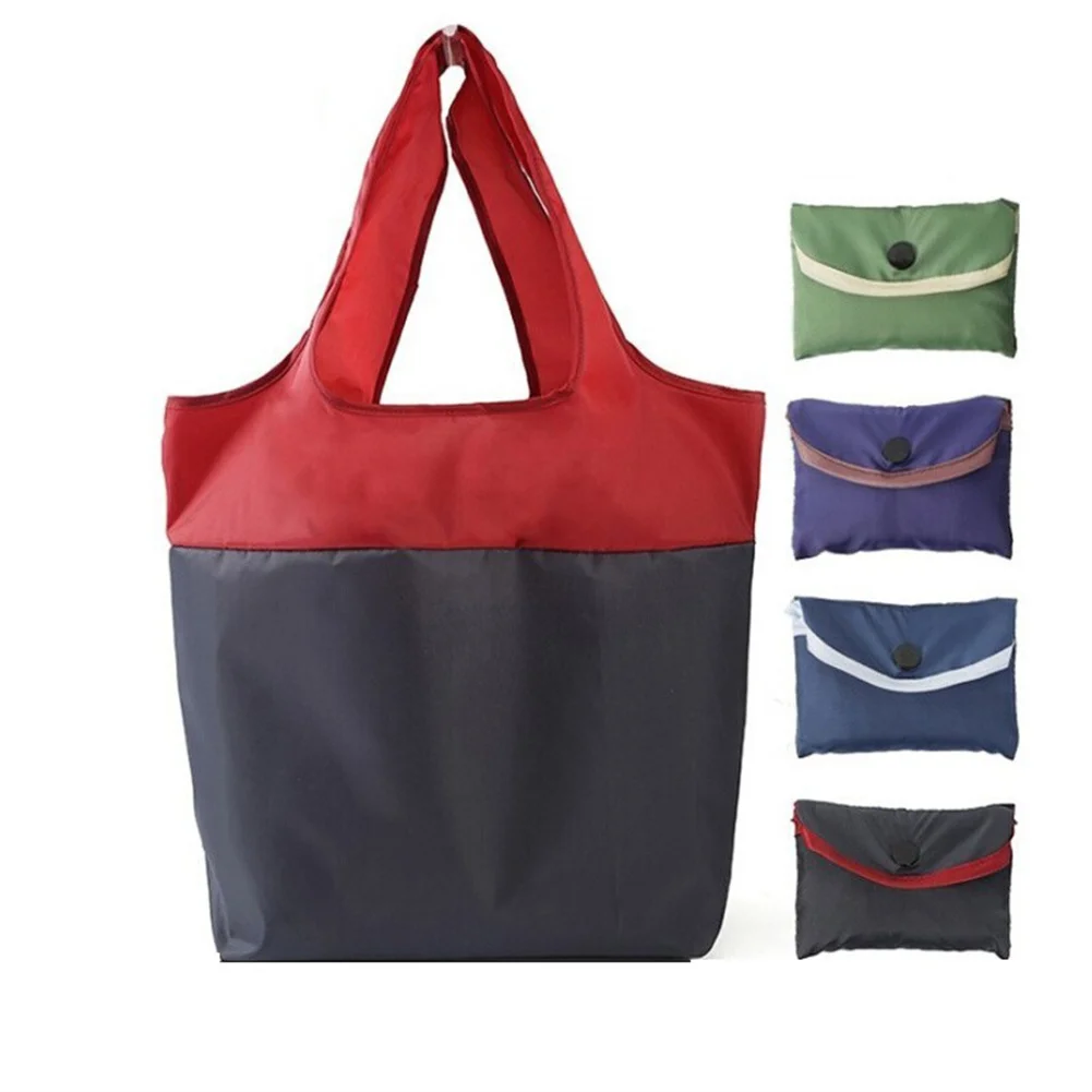 Colour-matched Foldable Shopping Bag Eco Reusable Tote Nylon Fabric Casual Large-capacity Shopping Bag Home Storage Bag Supplies
Colour-matched Foldable Shopping Bag Eco Reusable Tote Nylon Fabric Casual Large-capacity Shopping Bag Home Storage Bag Supplies
