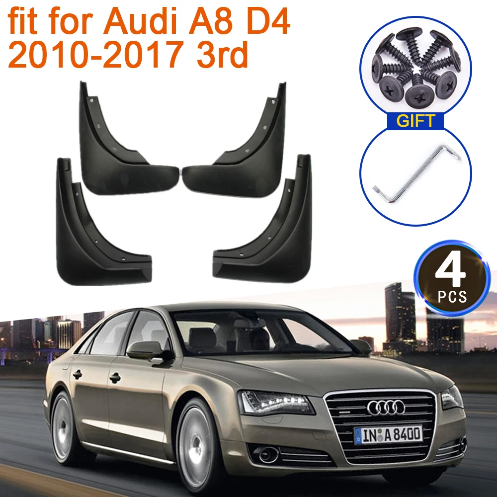 For Audi A8 D4 2010 2011 2012 2013 2014 2015 2016 2017 3rd Mud Guards Wheels Splash Guards Fender Flaps Car Styling Accessories
For Audi A8 D4 2010 2011 2012 2013 2014 2015 2016 2017 3rd Mud Guards Wheels Splash Guards Fender Flaps Car Styling Accessories