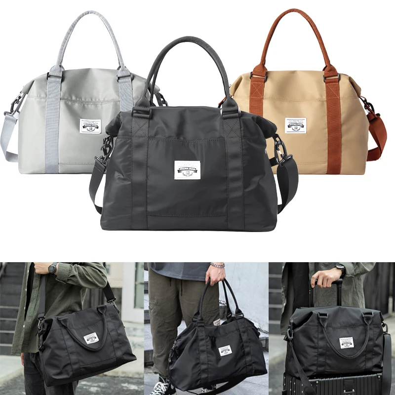 Oxford Portable Travel Bag for Mens Waterproof Large Capacity Weekend Fashion Wet and Dry Separation Anti Theft Zip Hand Bag
Oxford Portable Travel Bag for Mens Waterproof Large Capacity Weekend Fashion Wet and Dry Separation Anti Theft Zip Hand Bag