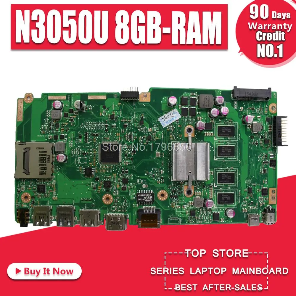 Материнская плата X540SA для Asus X540S X540SA, материнская плата для ноутбука X540SA, системная плата X540SA, тест материнской платы 100% ok N3050 8 ГБ ОЗУ
Материнская плата X540SA для Asus X540S X540SA, материнская плата для ноутбука X540SA, системная плата X540SA, тест материнской платы 100% ok N3050 8 ГБ ОЗУ