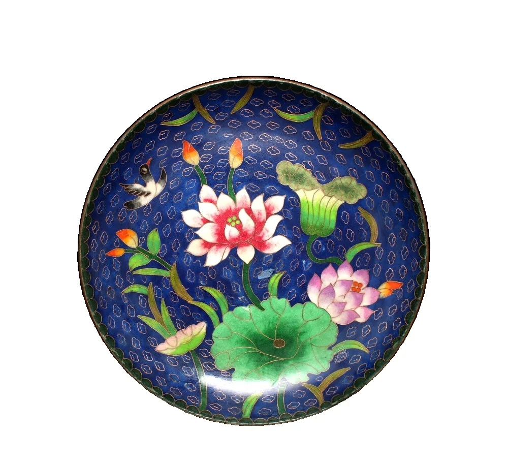 MOZART Pure Copper Cloisonne Plate Style 8518 Chinese Traditional Style Antiques Fine Art Gifts Crafts
MOZART Pure Copper Cloisonne Plate Style 8518 Chinese Traditional Style Antiques Fine Art Gifts Crafts