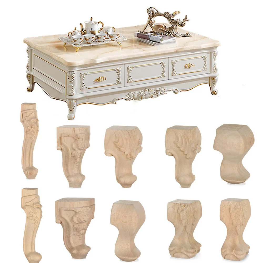 Solid Wood Carved European Style Furniture Foot Legs Cabinet Seat Feets Vintage Home Decor Decoration Accessories
Solid Wood Carved European Style Furniture Foot Legs Cabinet Seat Feets Vintage Home Decor Decoration Accessories