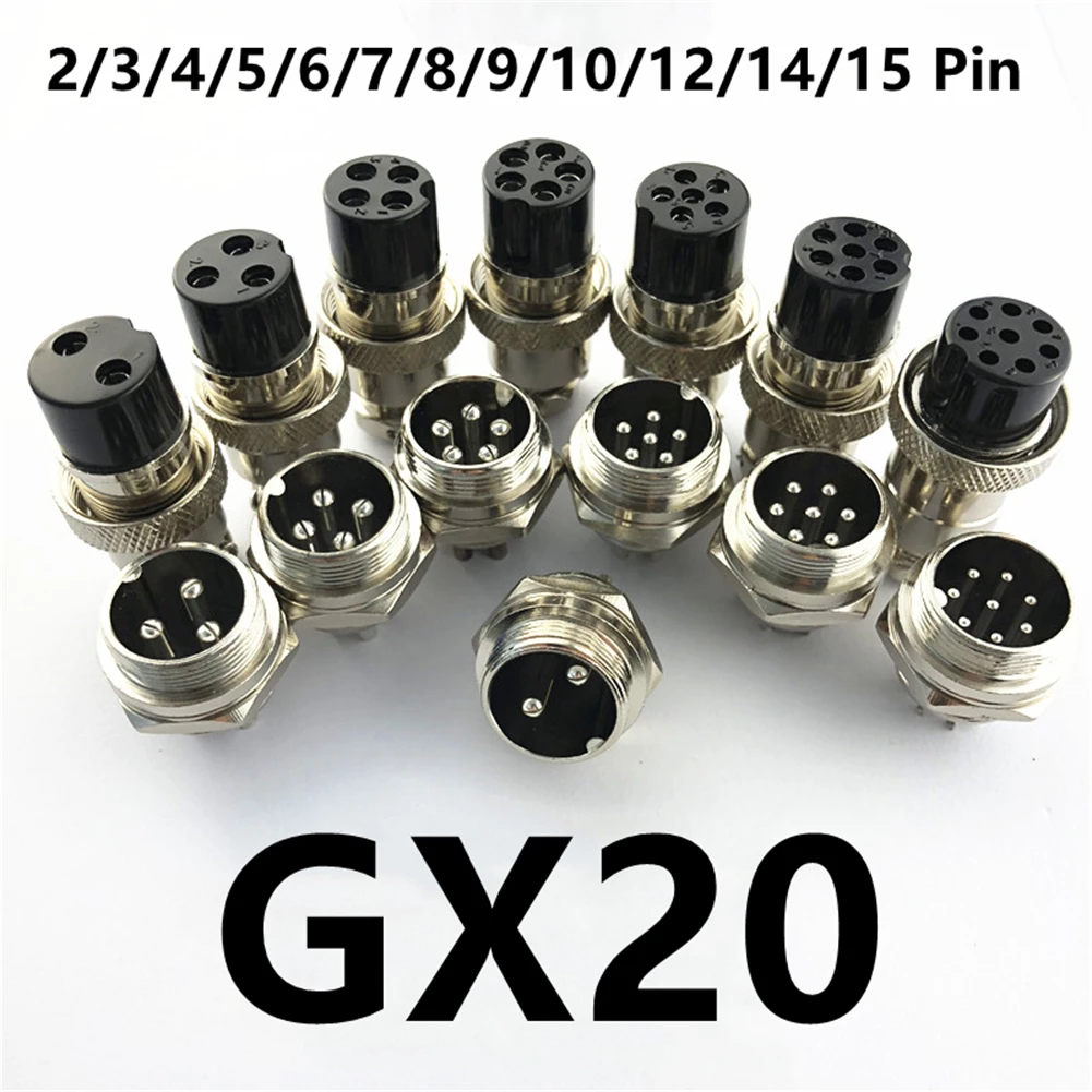 1Set GX20 2 3 4 5 6 7 8 9 10 12 14 15 Pin Aviation Multi-Pin Connector Socket Plug 20mm 20mm Hole Diameter Connector Socket Plug
1Set GX20 2 3 4 5 6 7 8 9 10 12 14 15 Pin Aviation Multi-Pin Connector Socket Plug 20mm 20mm Hole Diameter Connector Socket Plug