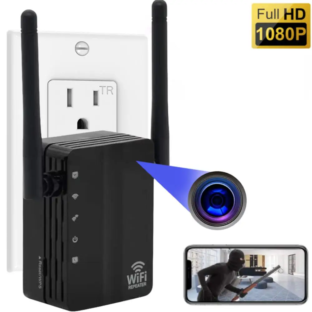 1080p Hd Mini Camera Wifi Extender Router Signal Enhancer Booster Motion Detection Surveillance Monitoring Nanny Cam
1080p Hd Mini Camera Wifi Extender Router Signal Enhancer Booster Motion Detection Surveillance Monitoring Nanny Cam