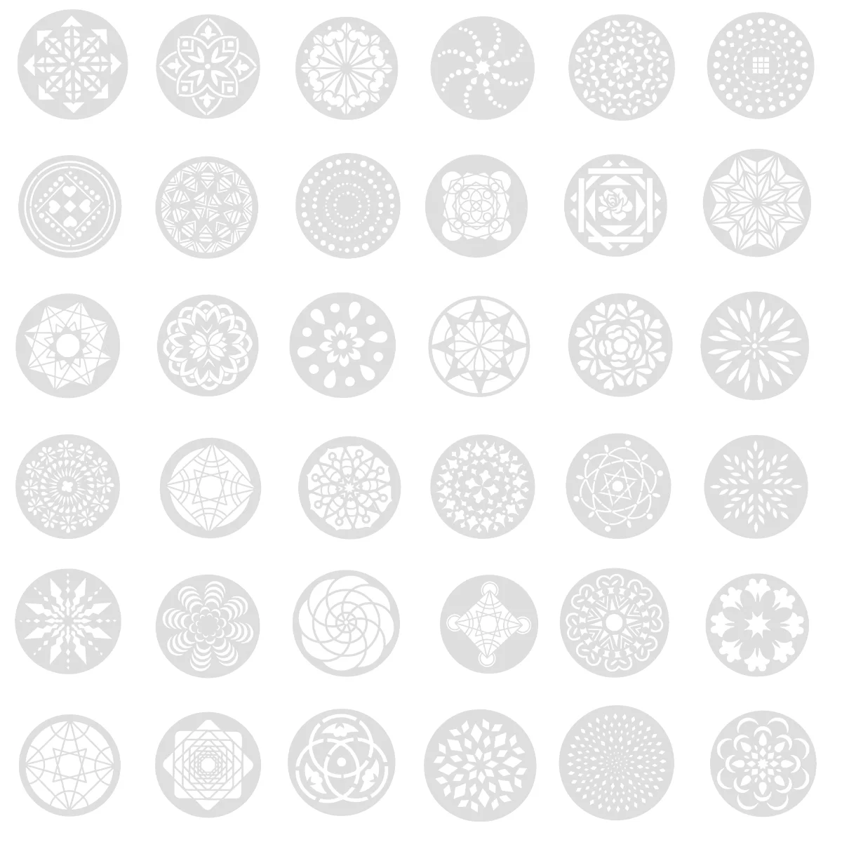 42 Pcs Ceramic Tile Painting Templates Mandala Stencils Graffiti Crafts DIY Tools
42 Pcs Ceramic Tile Painting Templates Mandala Stencils Graffiti Crafts DIY Tools
