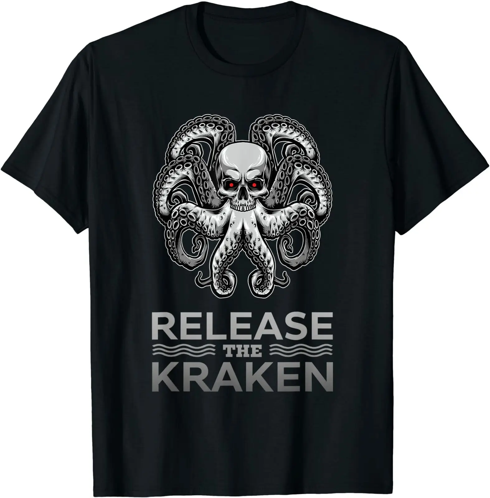 Ancient Greek Mythology Release The Kraken Skull Style Gift T-Shirt. Summer Cotton Short Sleeve O-Neck Mens T Shirt New S-3XL
Ancient Greek Mythology Release The Kraken Skull Style Gift T-Shirt. Summer Cotton Short Sleeve O-Neck Mens T Shirt New S-3XL