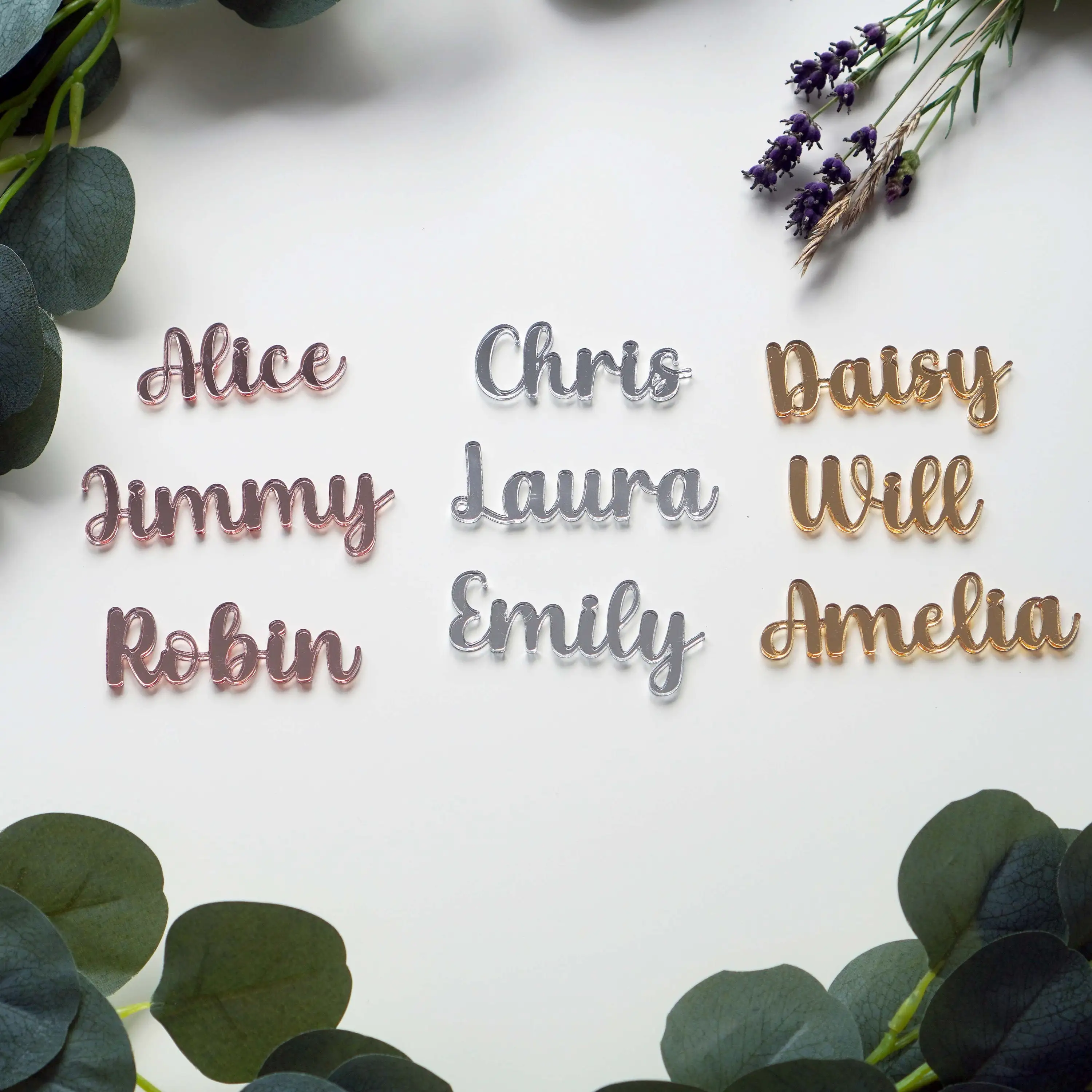 Personalized Name Plate Acrylic Mirror Wedding Dinner Cards Guest Cake Tag Baby Baptism Party Decoration 10Pcs
Personalized Name Plate Acrylic Mirror Wedding Dinner Cards Guest Cake Tag Baby Baptism Party Decoration 10Pcs