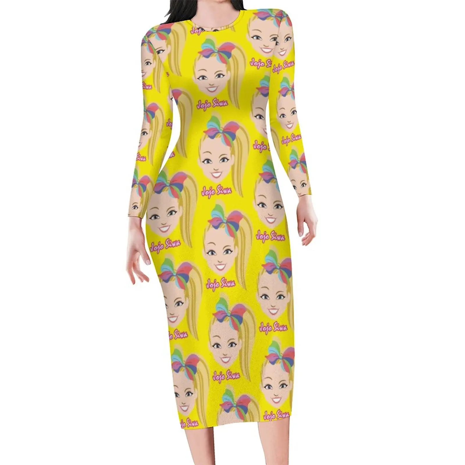 Jojo Siwa Art Dress Female Cartoon Meme Print Aesthetic Bodycon Dress Summer Long Sleeve Trendy Dresses Design Oversized Vestido
Jojo Siwa Art Dress Female Cartoon Meme Print Aesthetic Bodycon Dress Summer Long Sleeve Trendy Dresses Design Oversized Vestido