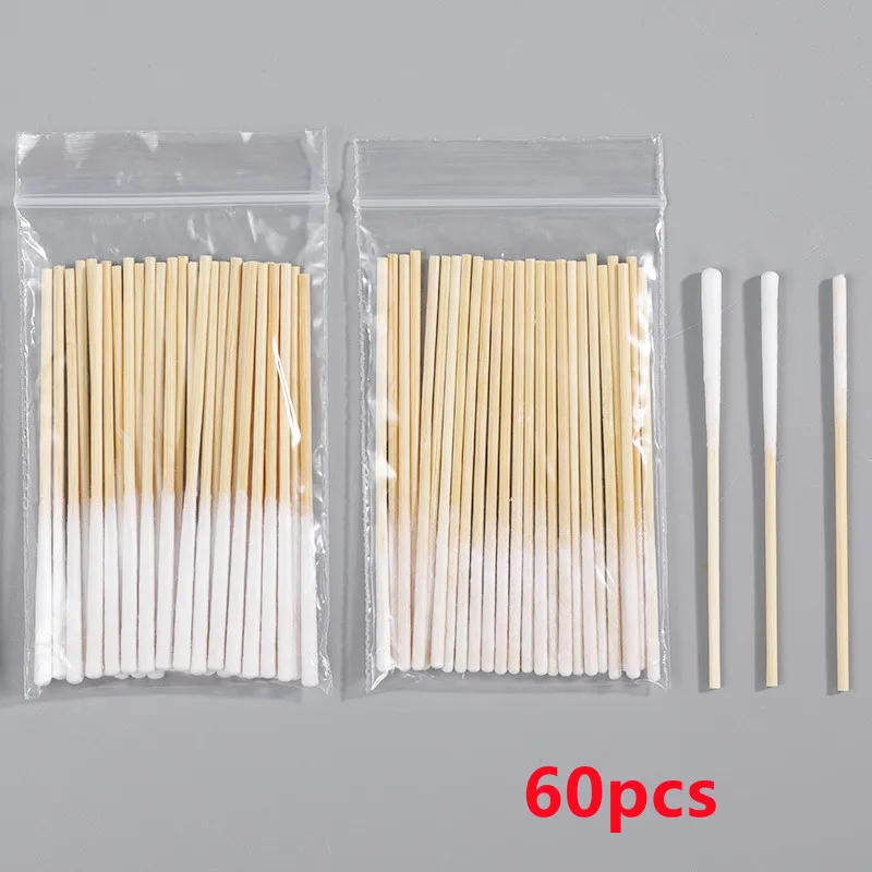 60 PCS Cotton Swab Pointed Ear Stalk Disposable Sticks Wooden Swab Lengthening Freckle For Beauty Salons Toothpick On Tip
60 PCS Cotton Swab Pointed Ear Stalk Disposable Sticks Wooden Swab Lengthening Freckle For Beauty Salons Toothpick On Tip