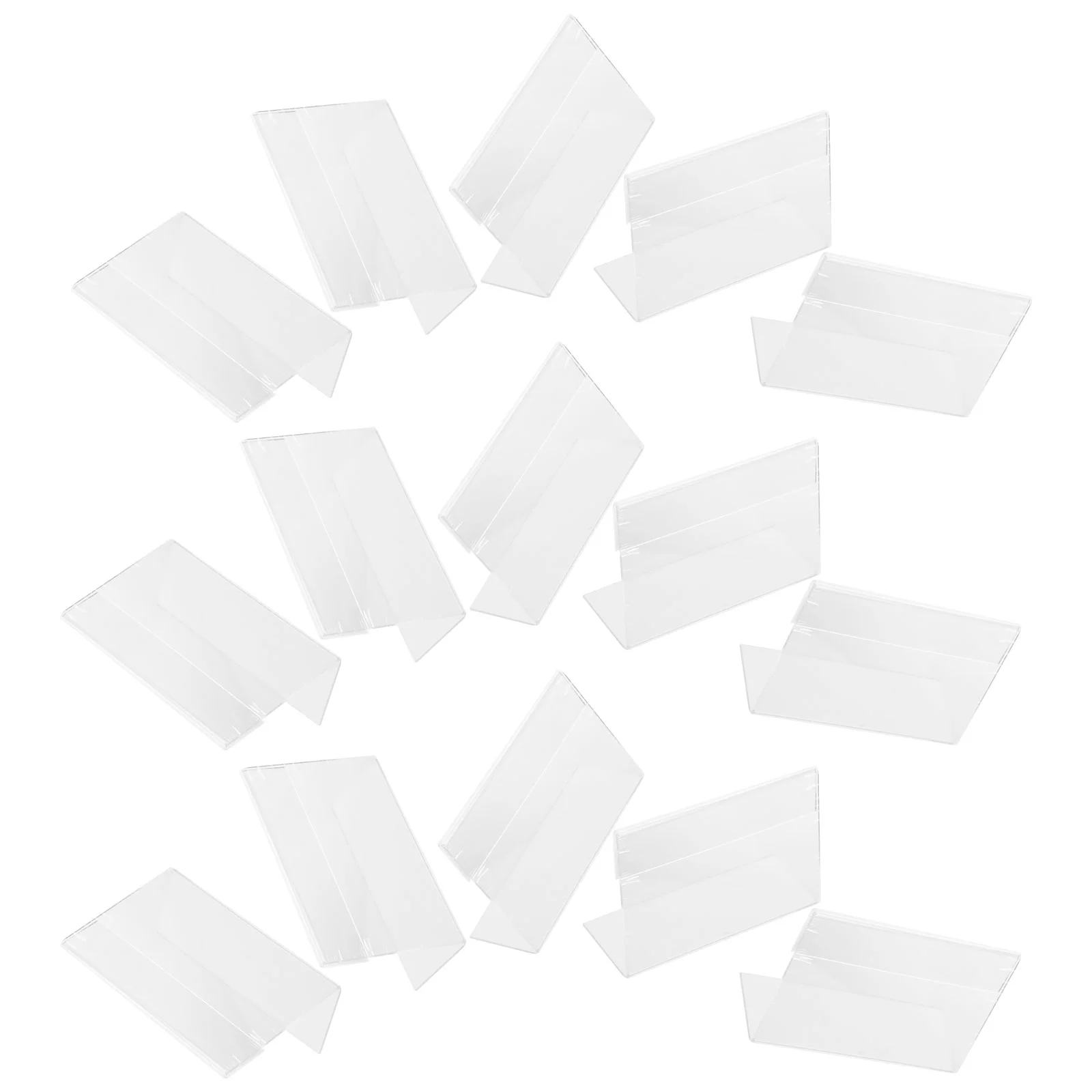 20Pcs Sign Display Holder- Shape Price Labels Place Cards Holder Stand Metal Table Holders Name Rack for Conference Table Decor
20Pcs Sign Display Holder- Shape Price Labels Place Cards Holder Stand Metal Table Holders Name Rack for Conference Table Decor